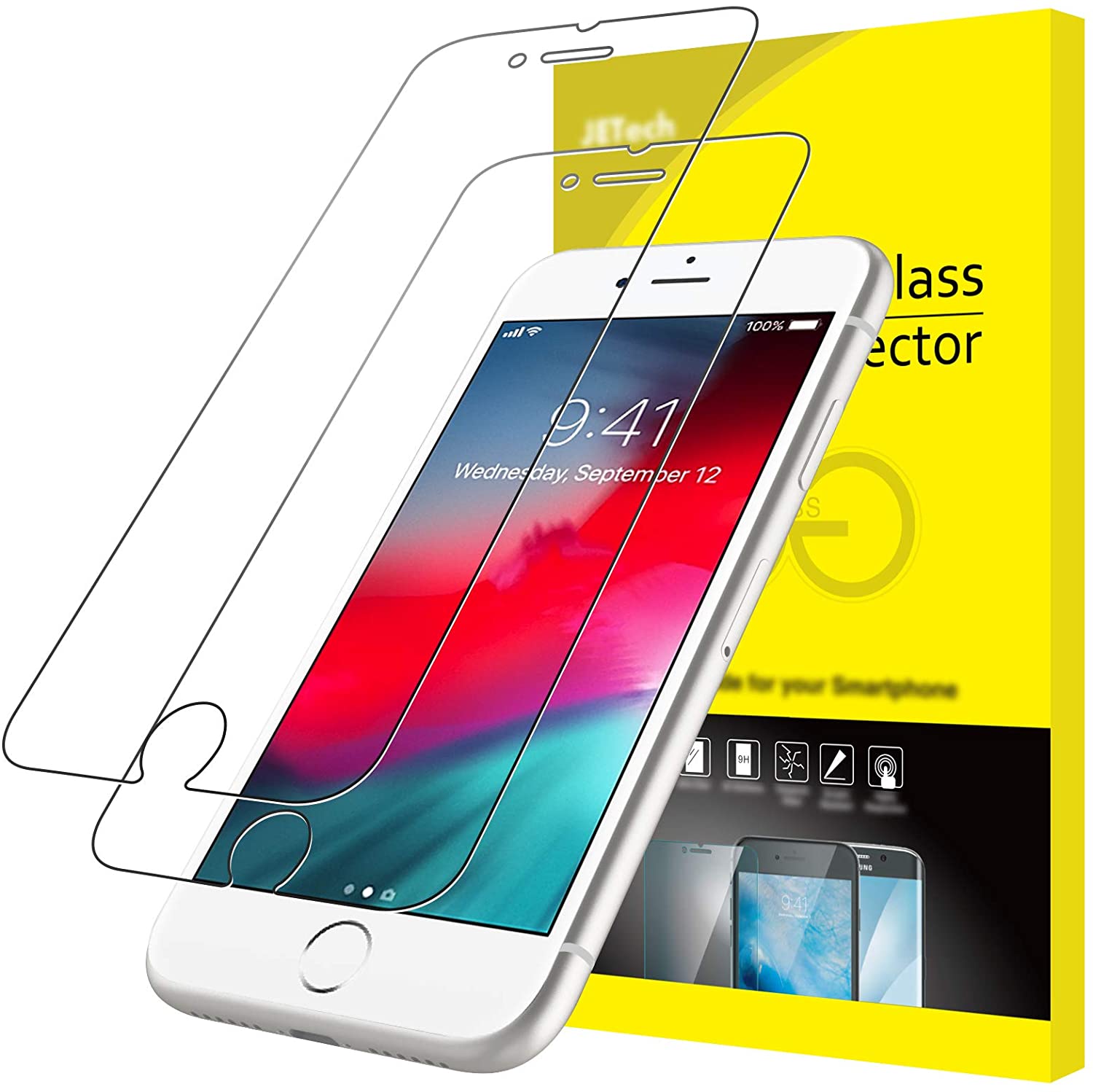De eigenaar prachtig Ondergedompeld iPhone 6 / 7 / 8 / SE Tempered Glass Screen Protector | EK Wireless |  Houston's #1 Cell Phone Repair & Unlocking Store